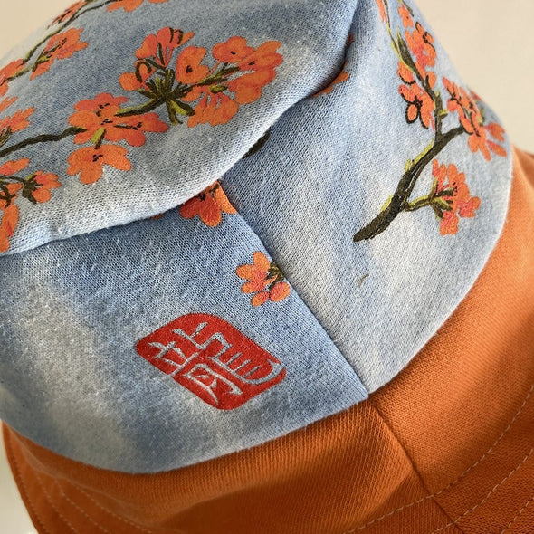 Asian Flower Bucket Hat