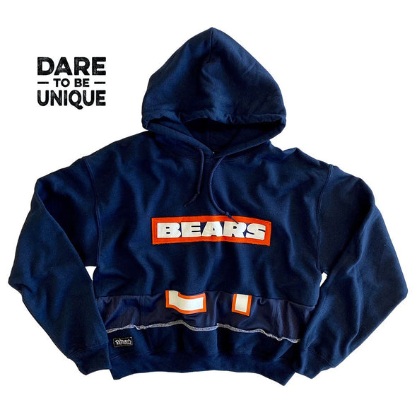 Chicago Bears Hooded Crop Sweatshirt