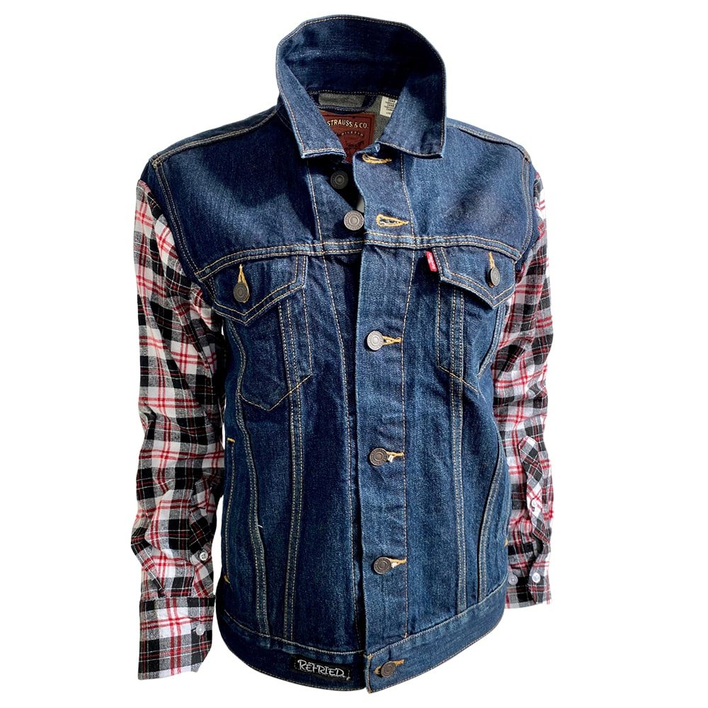 AC/DC Denim Flannel Jacket – Refried Apparel