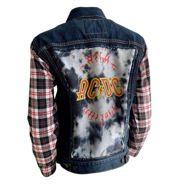 AC/DC Denim Flannel Jacket