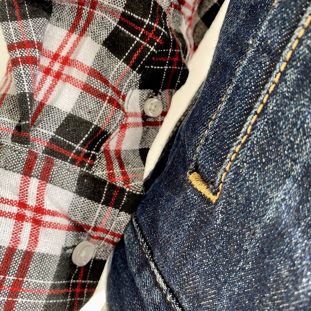 AC/DC Denim Flannel Jacket – Refried Apparel