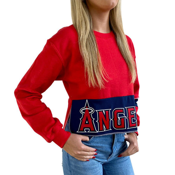 Los Angeles Angels Crew Crop Sweatshirt