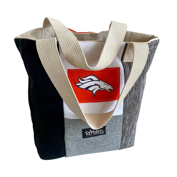 Denver Broncos Tote Bag - Black/White/Grey