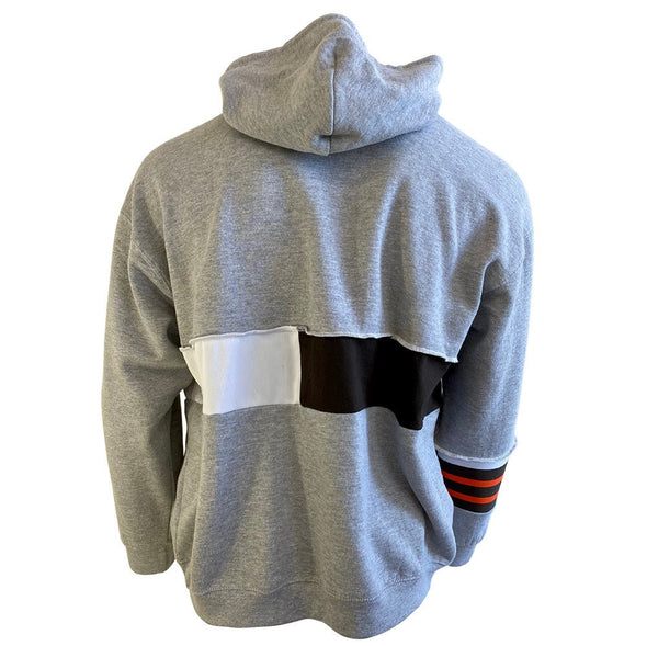 Cleveland Browns Hooded Sweatshirt - Grey/Black/White/Orange