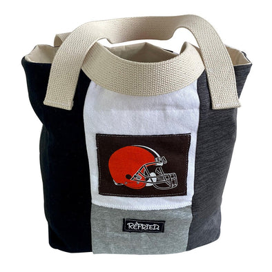 Cleveland Browns Tote Bag - Black/White/Grey