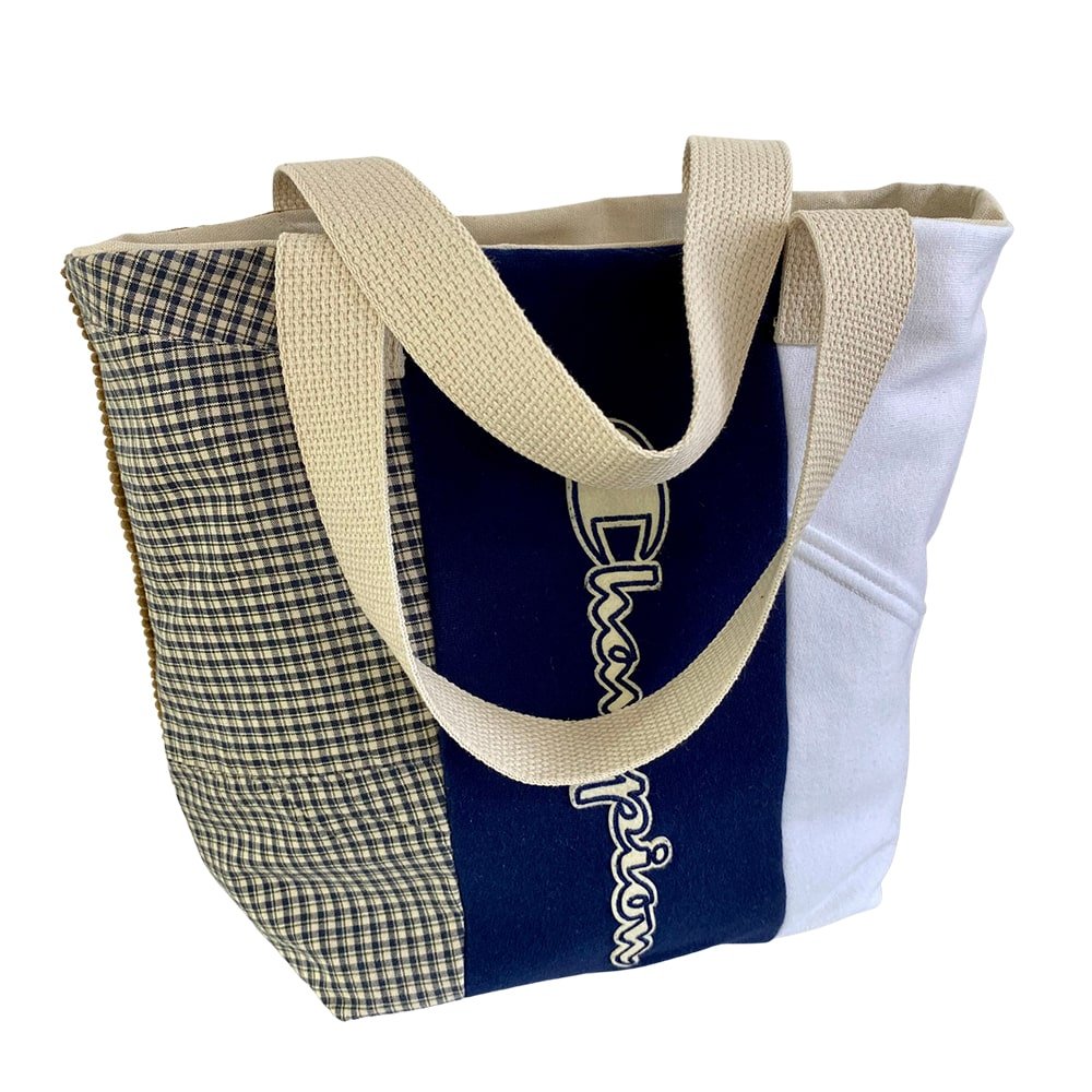 Mixed Materials Tote Bag – Refried Apparel