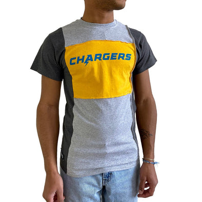 Lids Los Angeles Chargers Refried Apparel Sustainable Angle Long Sleeve  T-Shirt - Gray