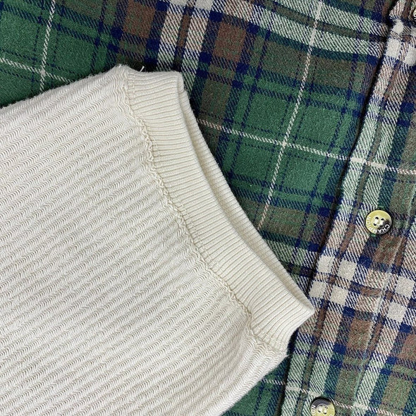 Green/Brown Unisex Flannel/Fleece Combo