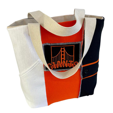 Genuine Merchandise, Bags, San Francisco Giants Mlb Nautical Stripe Tote  Bag