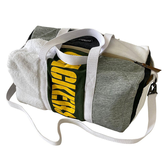 Green Bay Packers Duffle Bag - Black/White/Grey