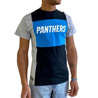 Carolina Panthers Short Sleeve Split Side Tee - Black/White/Grey