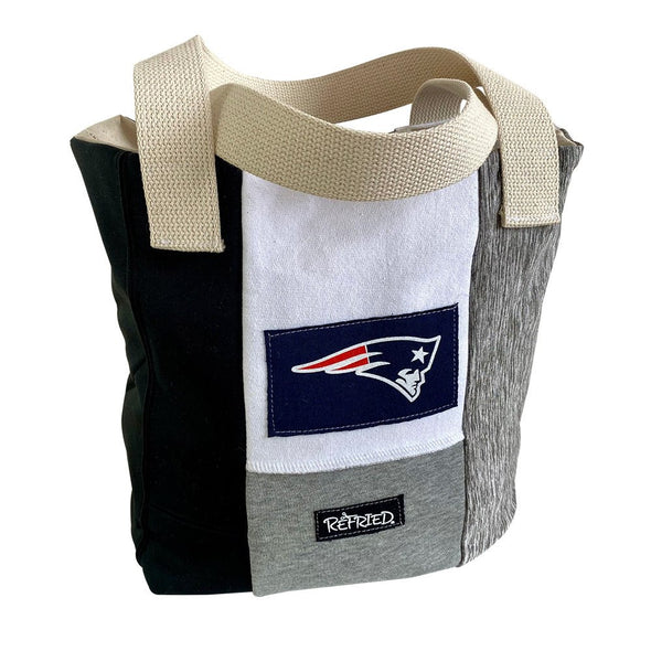 New England Patriots Tote Bag - Black/White/Grey
