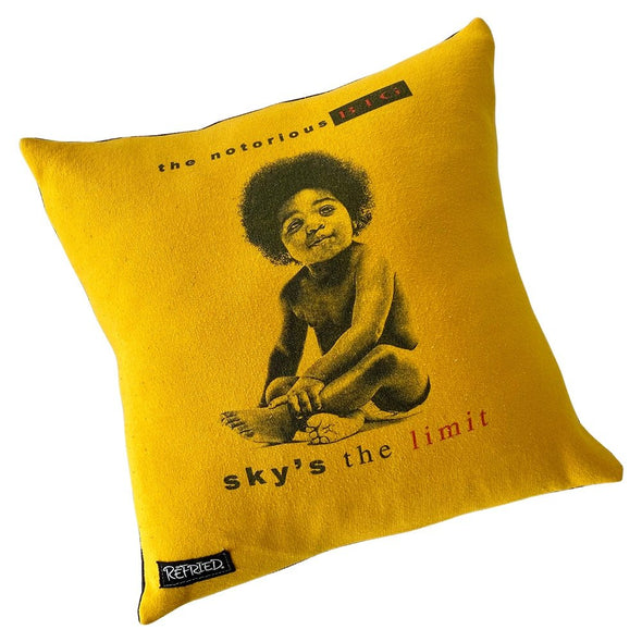 The Notorious Big Pillow - Yellow