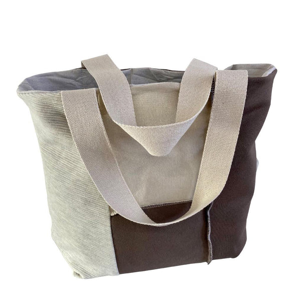 Brown/Grey Tote Bag