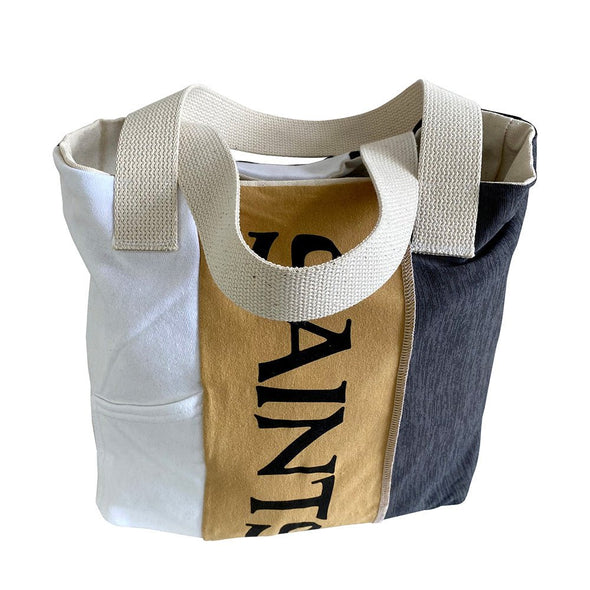 New Orleans Saints Tote Bag - Black/White/Grey