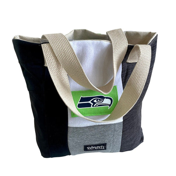 Seattle Seahawks Tote Bag - Black/White/Grey
