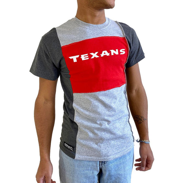 Houston Texans Short Sleeve Split Side Tee - Black/White/Grey