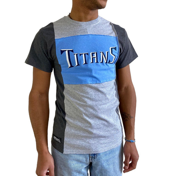 Tennessee Titans Short Sleeve Split Side Tee - Black/White/Grey