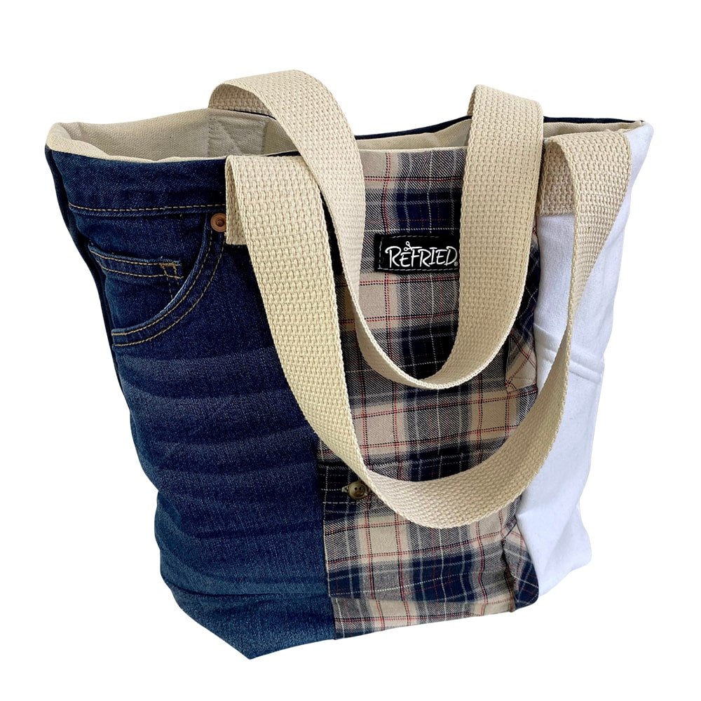 bolsa tommy hilfiger canvas tote bag travel Tommy Hilfiger Tote Bag – Refried Apparel