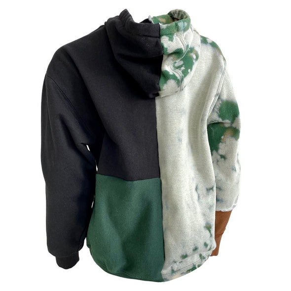Tie Dye with Carthart Jean Pocket Unisex Hooded Sweatshirt