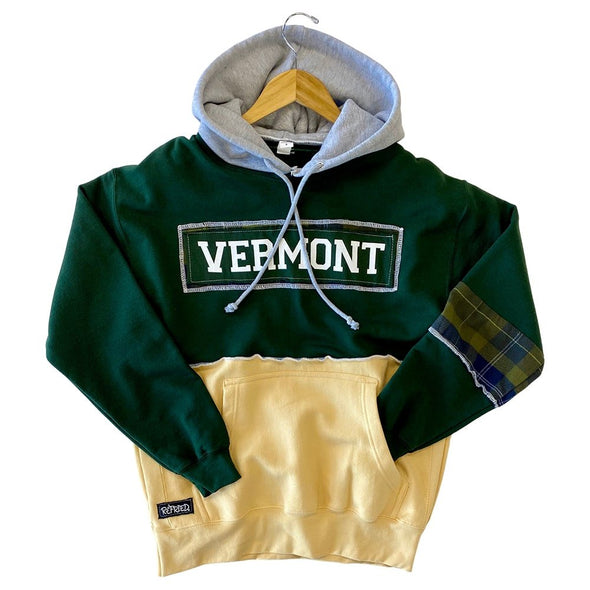 Vermont Unisex Hooded Sweatshirt green/yellow