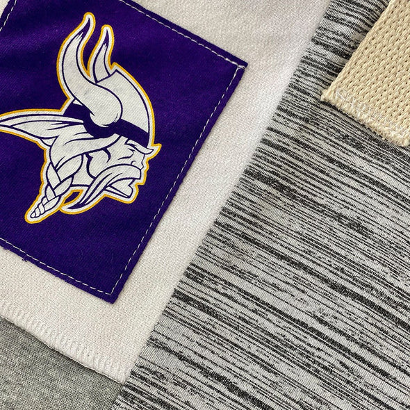 Minnesota Vikings Tote Bag - Black/White/Grey