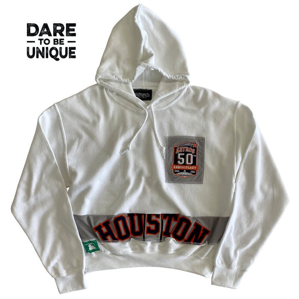 Houston Astros Hooded Crop Sweatshirt
