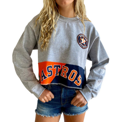 Houston Astros Crew Crop Sweatshirt