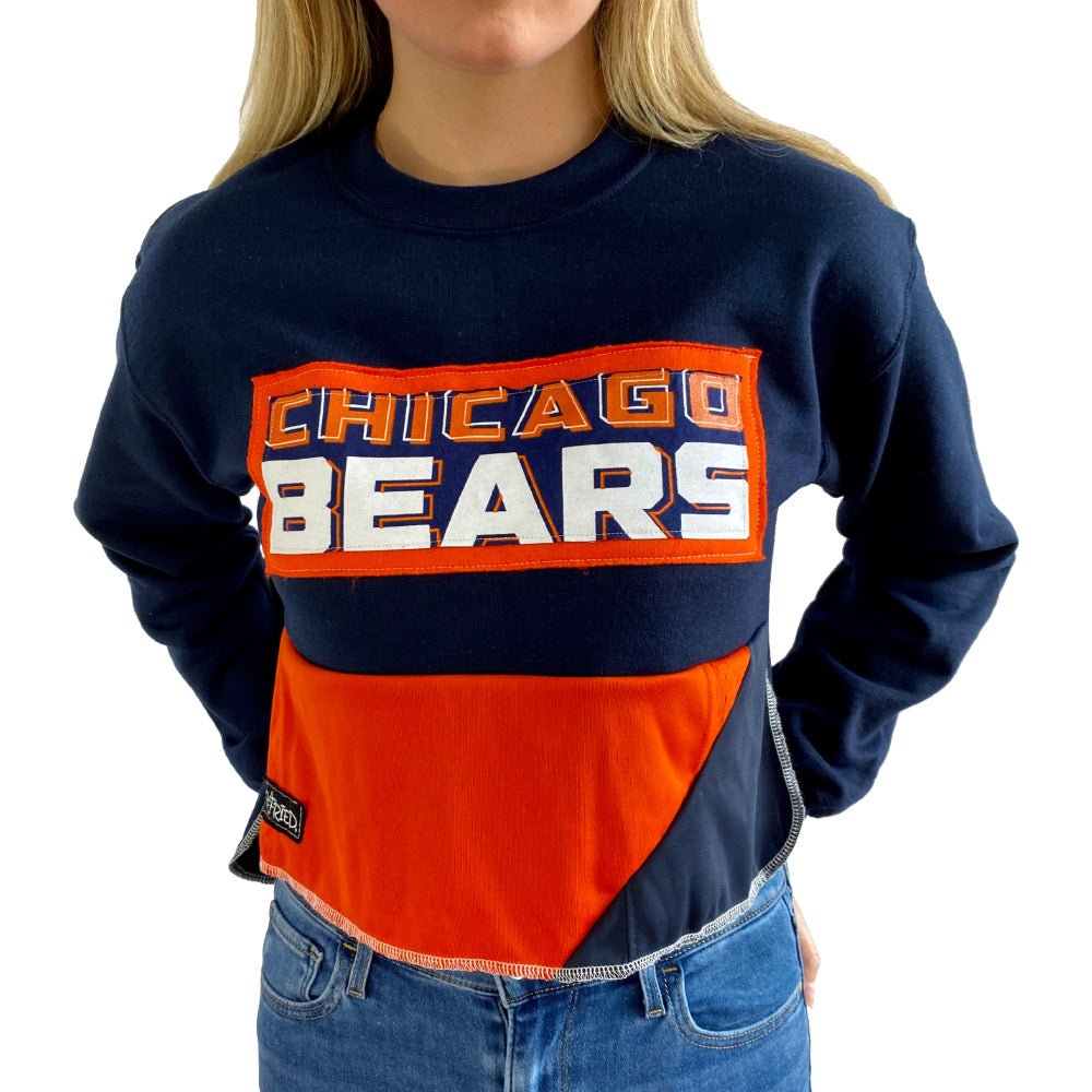 women's chicago bears crop top
