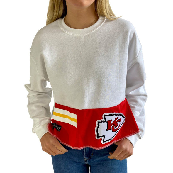 Kansas City Chiefs Crew Crop Sweatshirt