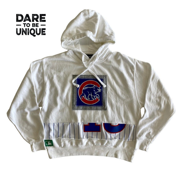 Chicago Cubs Hooded Crop Sweatshirt