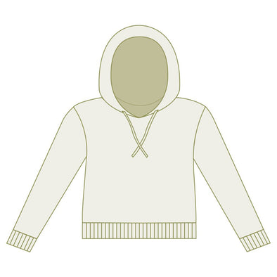 Women's Hooded Crop Sweatshirt