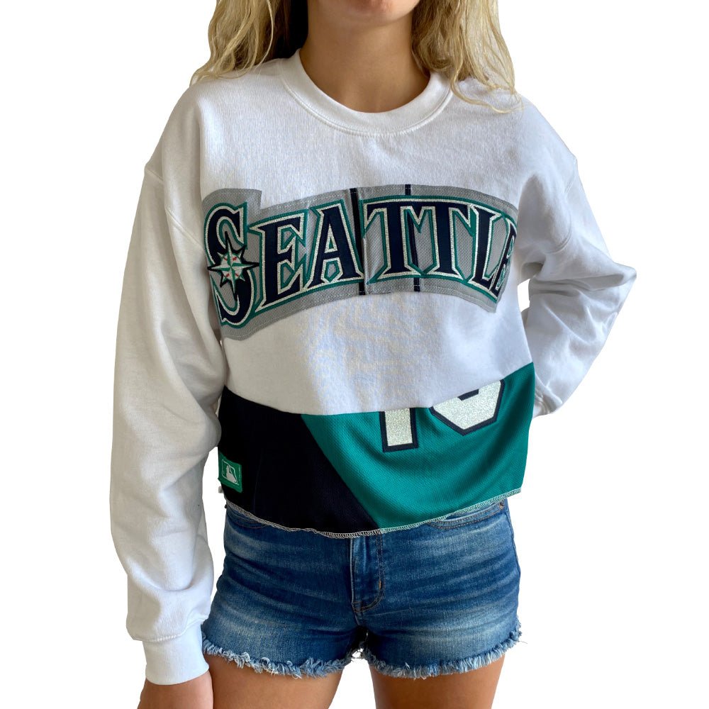 Seattle Mariners Crew Crop Sweatshirt – Refried Apparel