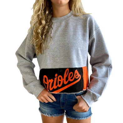 Baltimore Orioles Crew Crop Sweatshirt