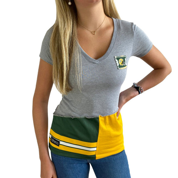 Green Bay Packers V-Neck Top