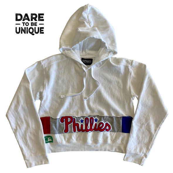 Philadelphia Phillies Hooded Crop Sweatshirt