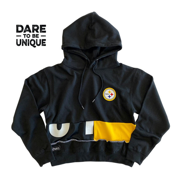 Pittsburgh Steelers Hooded Crop Sweatshirt